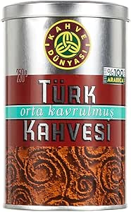 KAHVE DUNYASI Kahve Dünyası Orta Kavrulmuş Türk Kahvesi 250 Gr
