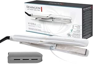 Remington Hydraluxe Pro S9001 saç düzleştirici [test kazananı] (sis teknolojisi “Hydracare”, ısıya zarar vermeden uzun süreli sonuçlar için, nemi koruyan seramik kaplama)