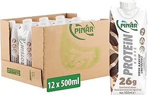Pınar Protein Kahve Aromalı Süt 500ml x 12 Adet