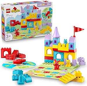 LEGO DUPLO Hopsy’nin Kale Oyunu 10450 – 3 Yaş ve Üzeri Hayvansever Çocuklar için 3 Figürlü Hayal Gücü Geliştiren Eğitici Oyuncak Yapım Seti, Doğum Günü Hediyesi (47 Parça)