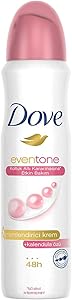Dove Eventone Kadın Sprey Deodorant Kalendula Özü Koltuk Altı Kararmasına Etkin Bakım, 150 ml