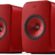KEF LSX II Wireless Hi-Fi Hoparlör Lava Kırmızı