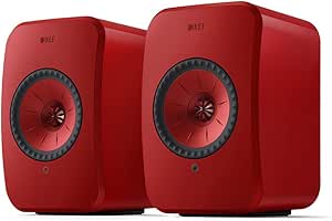 KEF LSX II Wireless Hi-Fi Hoparlör Lava Kırmızı