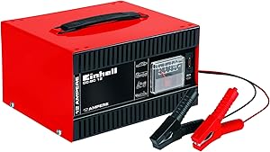 Einhell Akü Şarj Cihazı CC-BC 12 (dahili ampermetre, çelik sac gövde, aşırı yük ve ters polarite koruması, şarj kablosu dahil) – 1056721