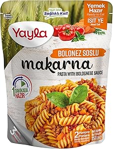 Yayla Yemek Hazır Bolonez Soslu Makarna 250 Gram
