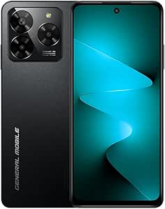 General Mobile GM Era 50 Akıllı Telefon, 6 GB RAM & 256 GB Hafıza, Noble Black