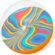 Bestway Şişme Plaj Topu, Tie-Dye Tasarım Çocuklar ve Yetişkinler için Su Topu, 46 cm