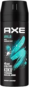 Axe Erkek Sprey Deodorant Apollo 48 Saat Etkileyici Koku Vücut Spreyi 150 ml