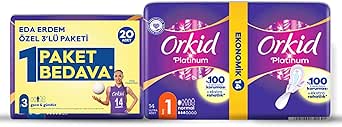ORKID Platinum Trio Normal, Gece, Hijyenik Ped