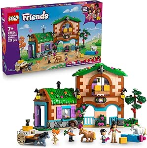 LEGO Friends Midilli Çiftliği ve Ahır 42654-7 Yaş ve Üzeri Hayvansever Çocuklar için Çiftlik İçeren Yaratıcı Oyuncak Yapım Seti, Doğum Günü ve Özel Gün Hediye Fikri (727 Parça)
