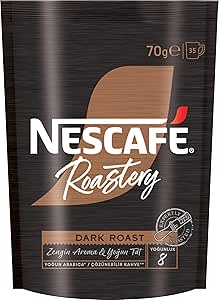 Nescafe Gold Roastery Collection Dark Roast 70 gr, Çözünebilir Kahve ve Öğütülmüş Kahve Karışımı