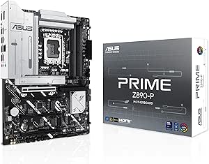 ASUS PRIME Z890-P Intel Z890 LGA1851 DDR5 8400 DP HDMI Type-C 4x M2 USB3.2 AURA RGB 2.5Gbit LAN ATX 14+1+2+1 Güç Aşamaları, ASUS AI Teknolojieri, Easy PC DIY Anakart