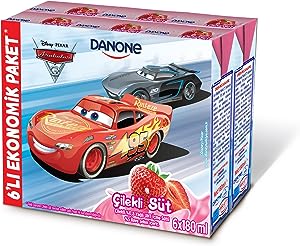 Danone Disney 6’lı Çilek Aromalı Süt (6×180 ml)