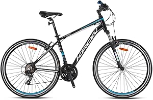 KRON TX 100-28″ Trekking – 18′ – 21 Vites – V.B. – Mat Siyah-Gri/Mavi