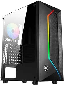 MSI MAG VAMPIRIC 100R TEMPERLI CAM 1 X A-RGB FAN 1 X 120MM FAN ATX GAMING BILGISAYAR KASASI