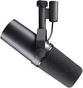 Shure SM7B Dinamik Stüdyo Vokal Mikrofonu, 50Hz – 20 kHz