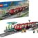 LEGO City Şehir Merkezi Tramvay İstasyonu 60423-7 Yaş ve Üzeri Kız ve Erkek Çocuklar için 6 Minifigür ve 1 Yardımcı Köpek Figürü İçeren Araç Yapım Seti, Doğum Günü Hediyesi Fikri (811 Parça)