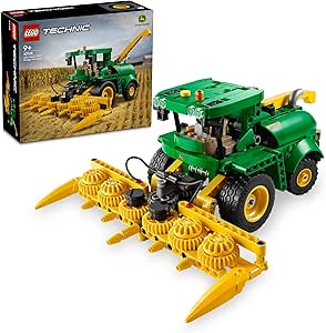 LEGO Technic John Deere 9700 Forage Harvester 42168-9 Yaş ve Üzeri Çocuklar için Tarım Aracı İçeren Koleksiyonluk Yaratıcı Oyuncak Model Yapım Seti, Doğum Günü Hediyesi Fikri (559 Parça)