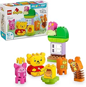 LEGO DUPLO | Disney Ayı Winnie’nin Doğum Günü Partisi 10457-1,5 Yaş ve Üzeri Çocuklar için Eğitici Oyuncak Yapım Seti, Doğum Günü Hediyesi (22 Parça)