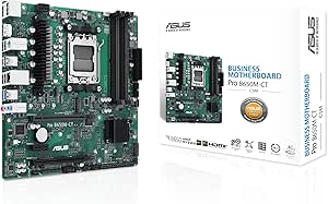 ASUS PRO B650M-CT-CSM AMD B650 AM5 DDR5 6400 2xDP HDMI Çift M2 USB3.2 TPM mATX, ASUS 5X PROTECTION III, Anakart