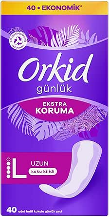 ORKID Extra Koruma Uzun Günlük Ped 40 Adet