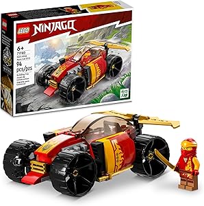 LEGO® NINJAGO® Kai’nin Ninja Yarış Arabası EVO 71780-6 Yaş ve Üzeri Çocuklar için Araba ve Kai Minifigürü İçeren Yaratıcı Oyuncak Yapım Seti (94 Parça)
