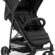 hauck Buggy Rapid 4, doğumdan yaklaşık 3 yaşına kadar olan çocuklar için, çocuk arabası küçük, katlanabilir, yatma fonksiyonlu, yüksekliği ayarlanabilir, büyük sepet (siyah)