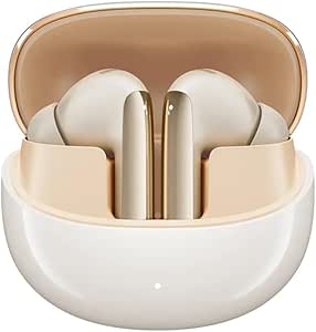 QCY HT08 MeloBuds Pro Hi-Res LDAC Adaptif ANC 6 mikrofon Bluetooth 5.3 Kablosuz Kulaklık Gold