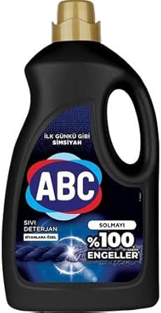 ABC Sıvı Çamaşır Deterjanı Siyahlar 3L 6 Adet