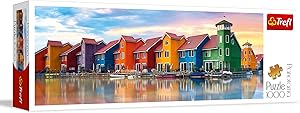 🚨 Trefl 916 29034 EA 1000pcs Panoramic Gromigen Hollanda, Çok Renkli