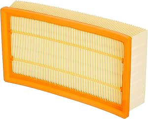 Bosch düz katlamalı filtre polyester, Dörtgen, 6150 cm², 240 x 140 x 56 mm, 2607432034