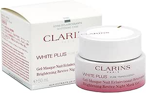 Clarins White Plus Brightening Revive Night Mask-Gel Nemlendirici Gece Maskesi (50 ml)