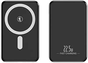 Sunix 5000 Mah 15W Manyetik Wireless Powerbank Siyah PB-54