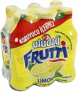 Uludağ Frutti Limonlu Soda 200 ml 6’lı Paket