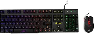 INCA IKG-448T RAINBOW EFECT MEKANİK HİSLİ GAMING KLAVYE & MOUSE SET
