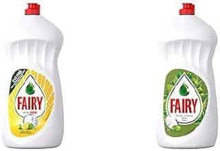 Fairy Ultra Hızlı Sıvı Bulaşık Deterjanı Limon ve Misket Limonu, 1500 ml & Fairy Sıvı Bulaşık Deterjanı Elma, 650 ml