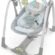 Ingenuity – Swing ‘n Go Taşınabilir Salıncak – Sarılmalar ve Hoots, 5 Salıncak Hızı, 8 Yatıştırıcı Melodi, Çıkarılabilir Oyuncak Çubuğu, Yenidoğan ve Üzeri, Gri