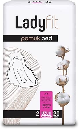 Ladyfit Pamuk 20’li Uzun Vegan Ped