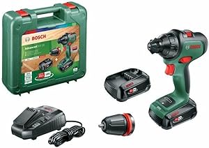 Bosch Akülü Vidalama Makinesi AdvancedDrill 18 (2 Akü, 18 Volt Sistemi, Taşıma Çantası İçerisinde)