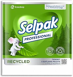 Selpak Professional Recycled V Kat Peçete 250’li 18 Paket