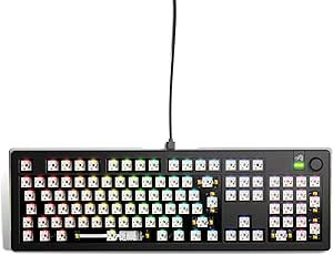 Glorious GMMK 3 Barebone Özel Gaming Klavye İskeleti,%100 Mekanik Klavye İskelet, Modüler Conta Sistemi, Değiştirilebilir 5 Ayaklı MX, Ses Bastırıcı Köpük, Alüminyum Anahtar Plakası, ANSI (S)