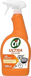 Cif Ultra Hız & Güç Yağ Çözücü Sprey Leke ve Kir Çıkarıcı 1000 ml