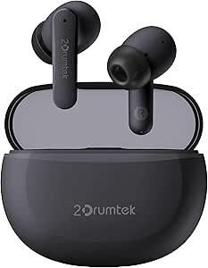 A4 TECH 2DRUMTEK B25 True Wriless TWS Kulaklık, Bluetooth 5.2, Hibrit Aktif Gürültü Önleme, Toza ve Suya Dayanıklı (IPX4), Kulakiçi, Gri