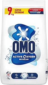 Omo Active Oxygen Beyazlar Toz Deterjanı 9 kg