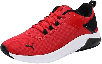 Puma Electron E Unisex Yetişkin Spor Ayakkabı, High Risk Red-Puma Black, 41