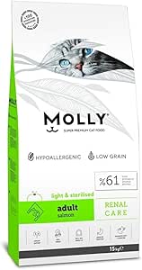 Molly Sterilised Somonlu Kısırlaştırılmış Kedi Maması 2 kg