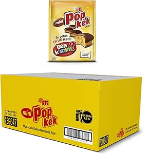 Eti Popkek Mini Muzlu Kek 180 g x 10 Adet