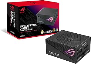 ASUS ROG-STRIX-750G Güç Kaynağı Aura 80+ Gold 750W Modüler ATX 3.0 Uyumlu PCI-E 5.0