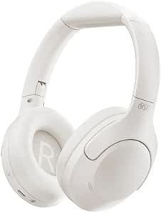 QCY H3 Lite Beyaz Anc Aux Type C Bluetooth 5.3 Kafaüstü Kablosuz Kulaklık Çift Cihaz Oyun Modu 60 Saat Dinleme