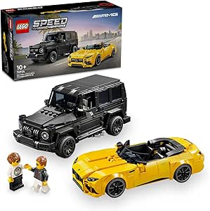 LEGO Speed Champions Mercedes-AMG G 63 ve Mercedes-AMG SL 63 76924 – 10 Yaş ve Üzeri Araç Tutkunu Kız ve Erkek Çocukları için 2 Model İçeren Oyuncak Yapım Seti, Doğum Günü Hediyesi Fikri (808 Parça)